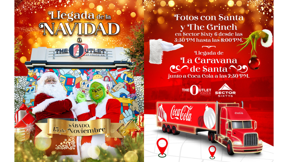 ¡Llega la Navidad a The Outlet 66!