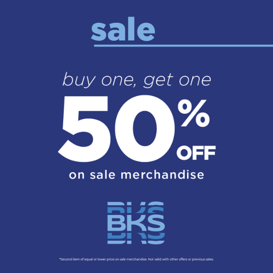 Buy 1, Get 1 50% OFF